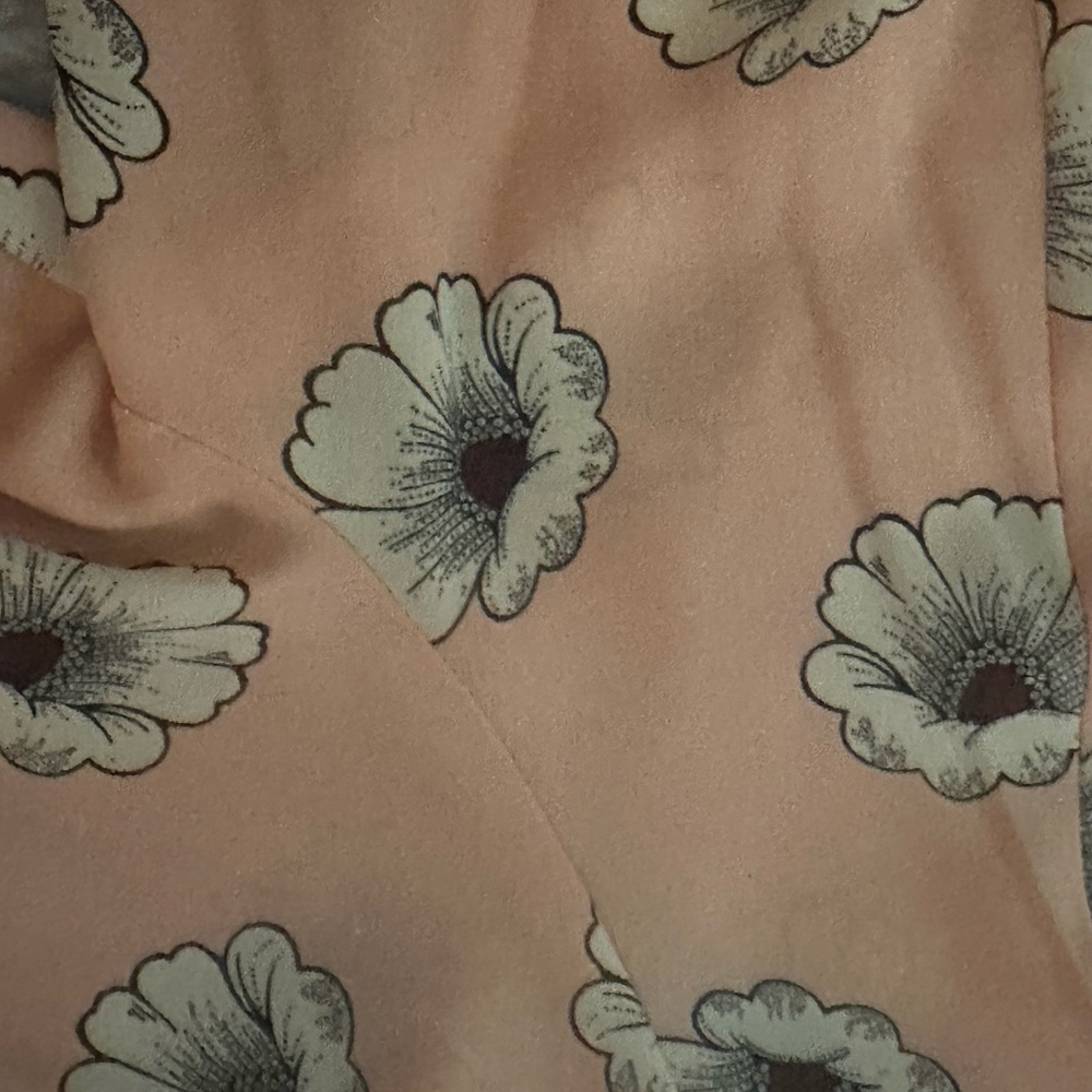 Ann Taylor Pink Floral Button Down Shirt - Picture 7 of 7